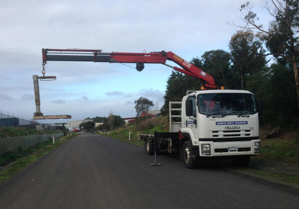 Crane truck, Geelong