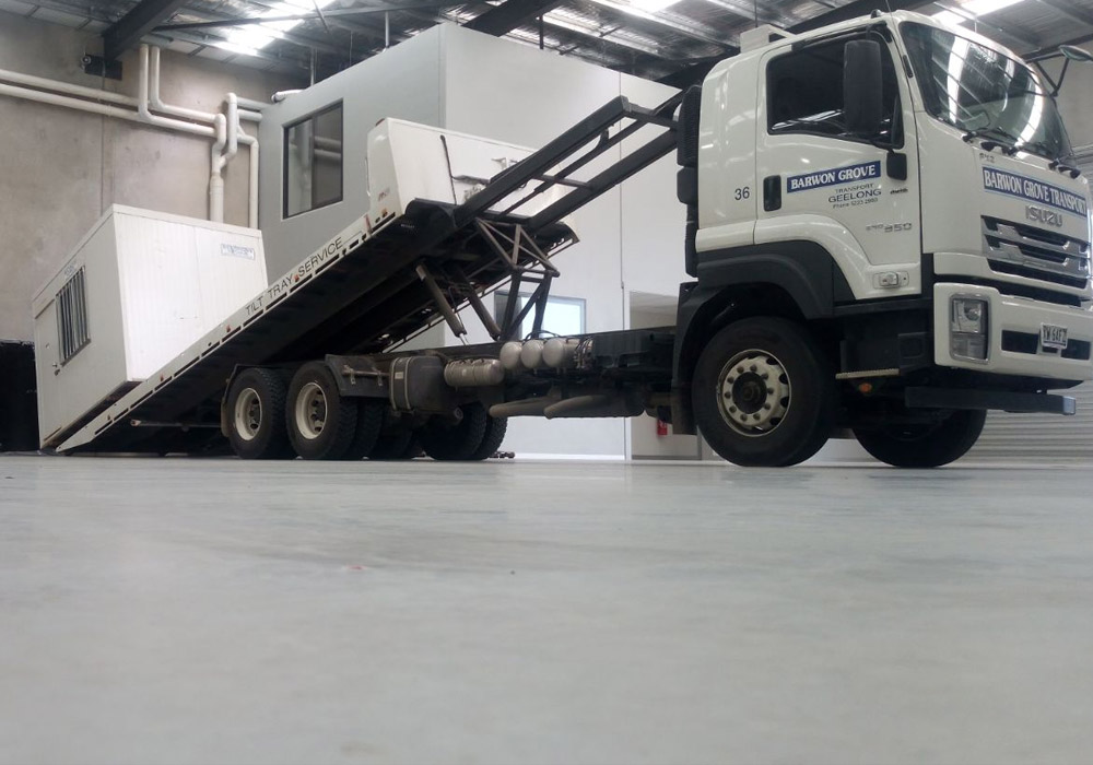 Geelong tilt tray truck transport