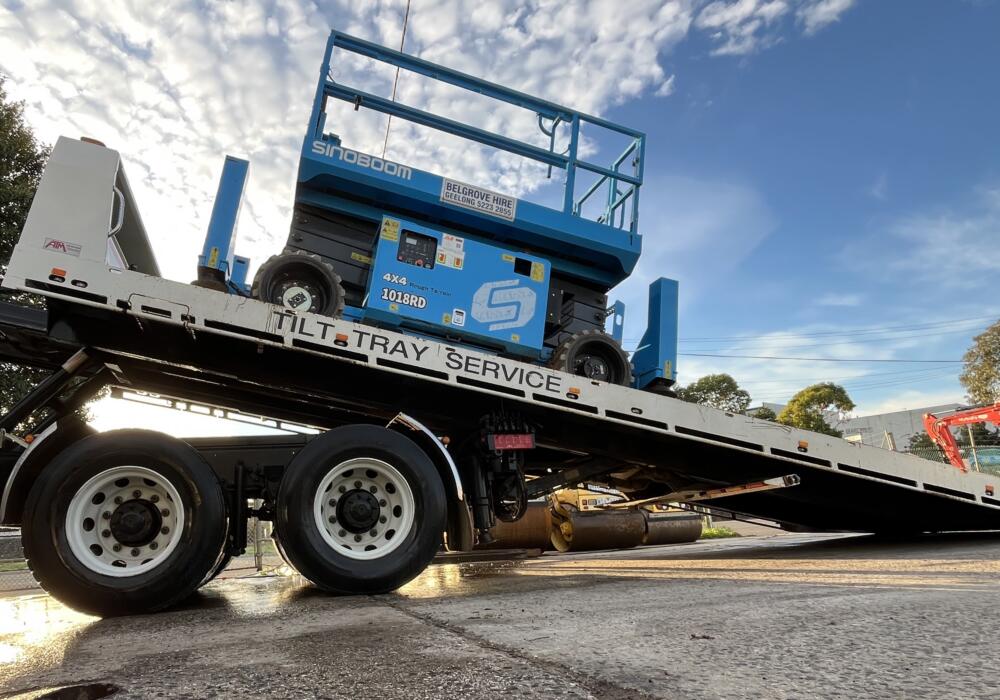 Tilt tray truck service in Geelong